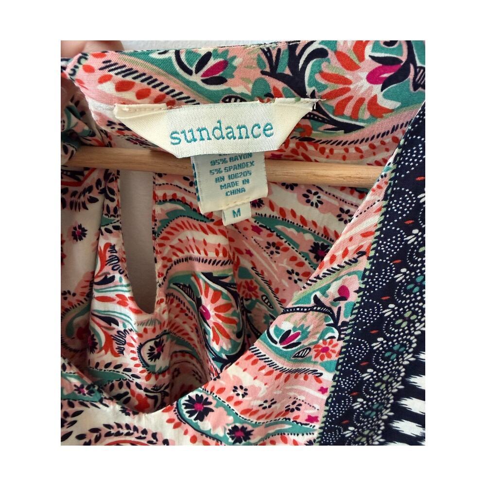 Sundance Everyday Dream Paisley boho dress women's size M - Picture 4 of 6
